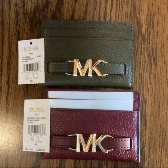Michael Kors Handbags - Michael Kors Set of 2 Reed Logo Card Holders NWT